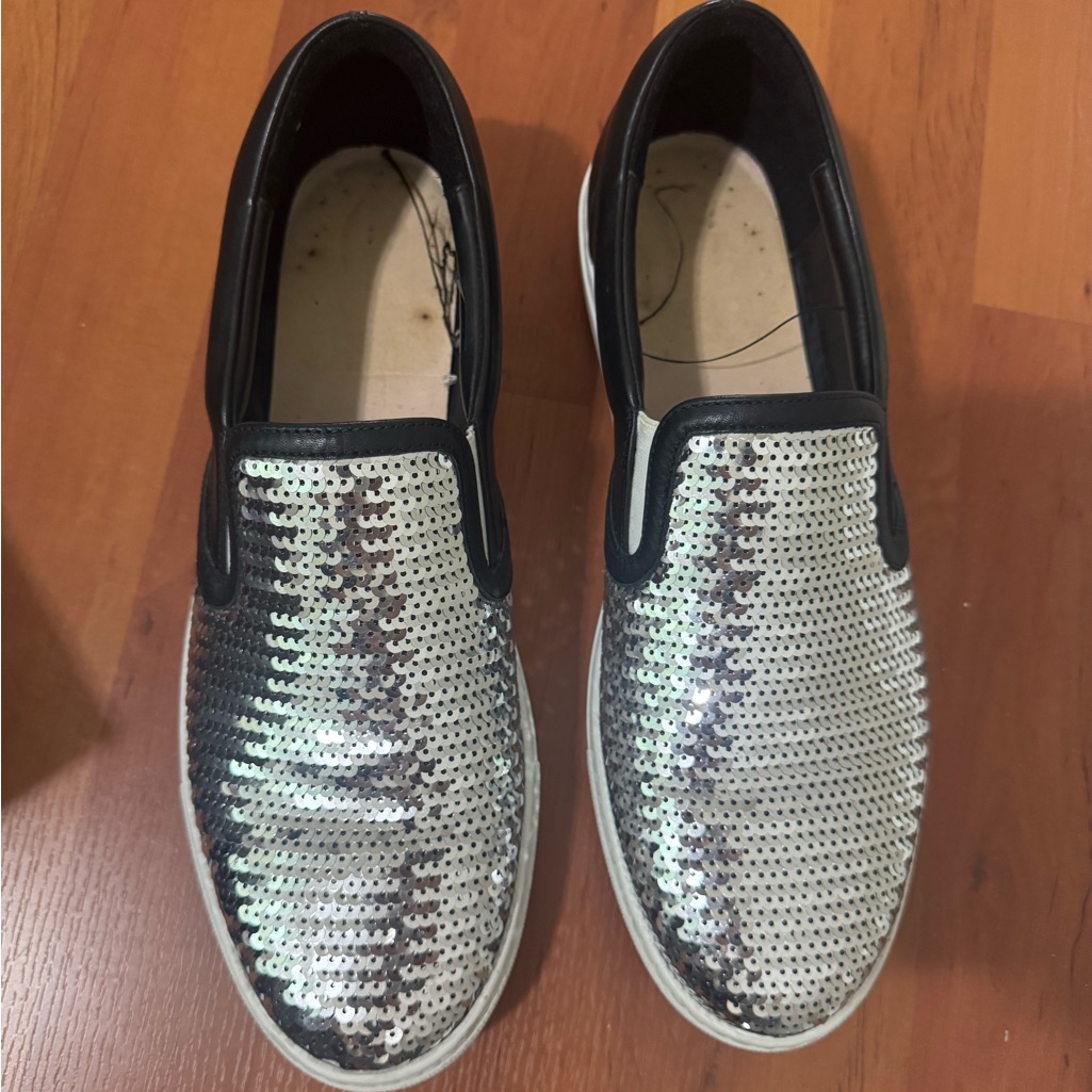 Dsquared2 Black And Silver Sequin Sneakers